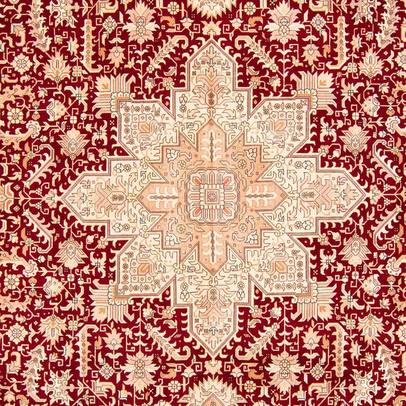 Perzisch tapijt - Tabriz - Royal - 400 x 298 cm - donkerrood