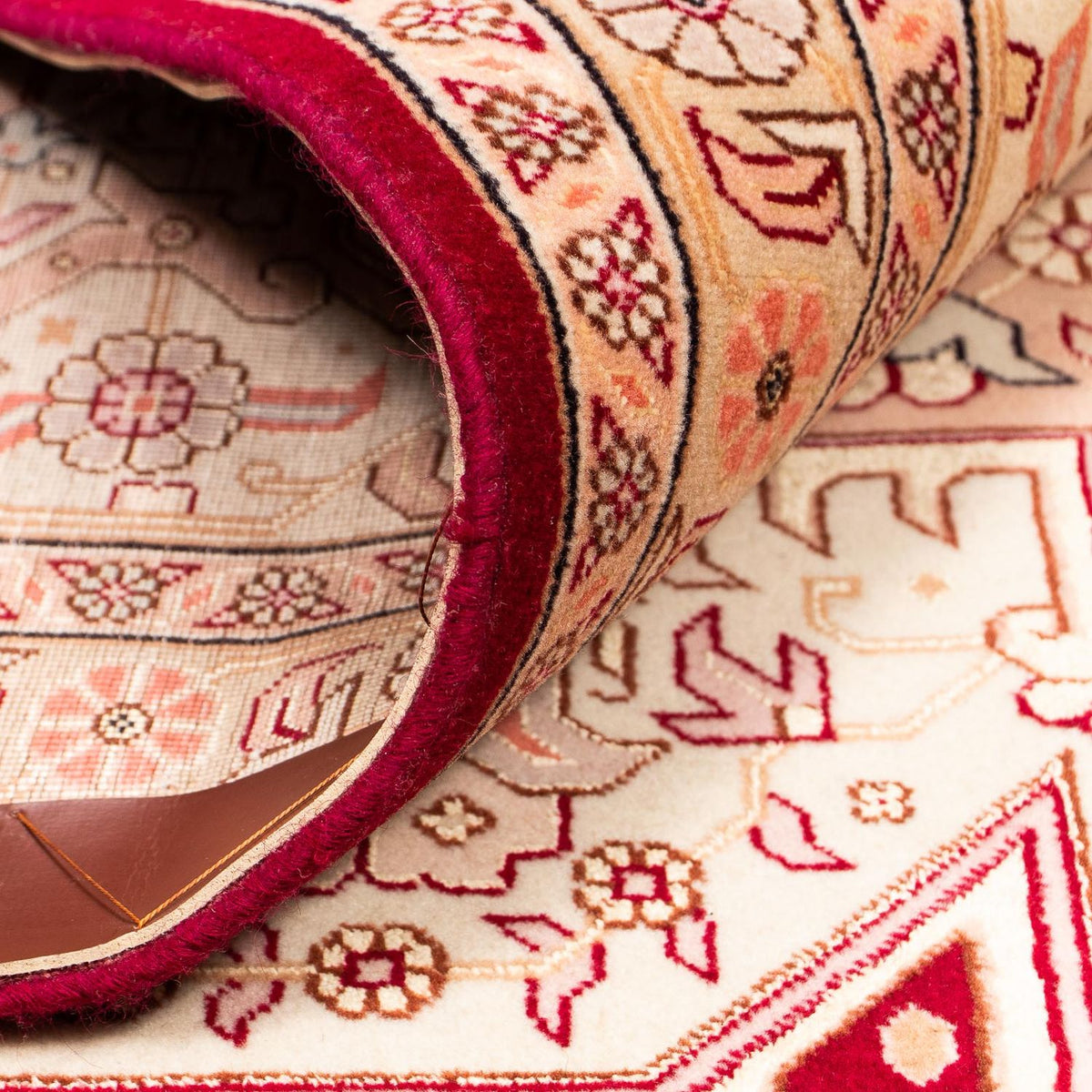 Perzisch tapijt - Tabriz - Royal - 400 x 298 cm - donkerrood