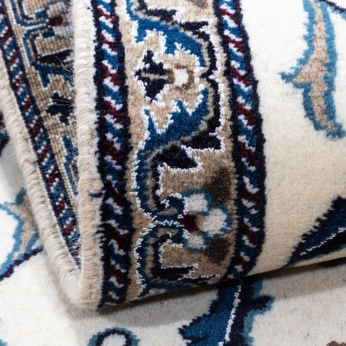 Perzisch tapijt - Nain - 142 x 68 cm - beige