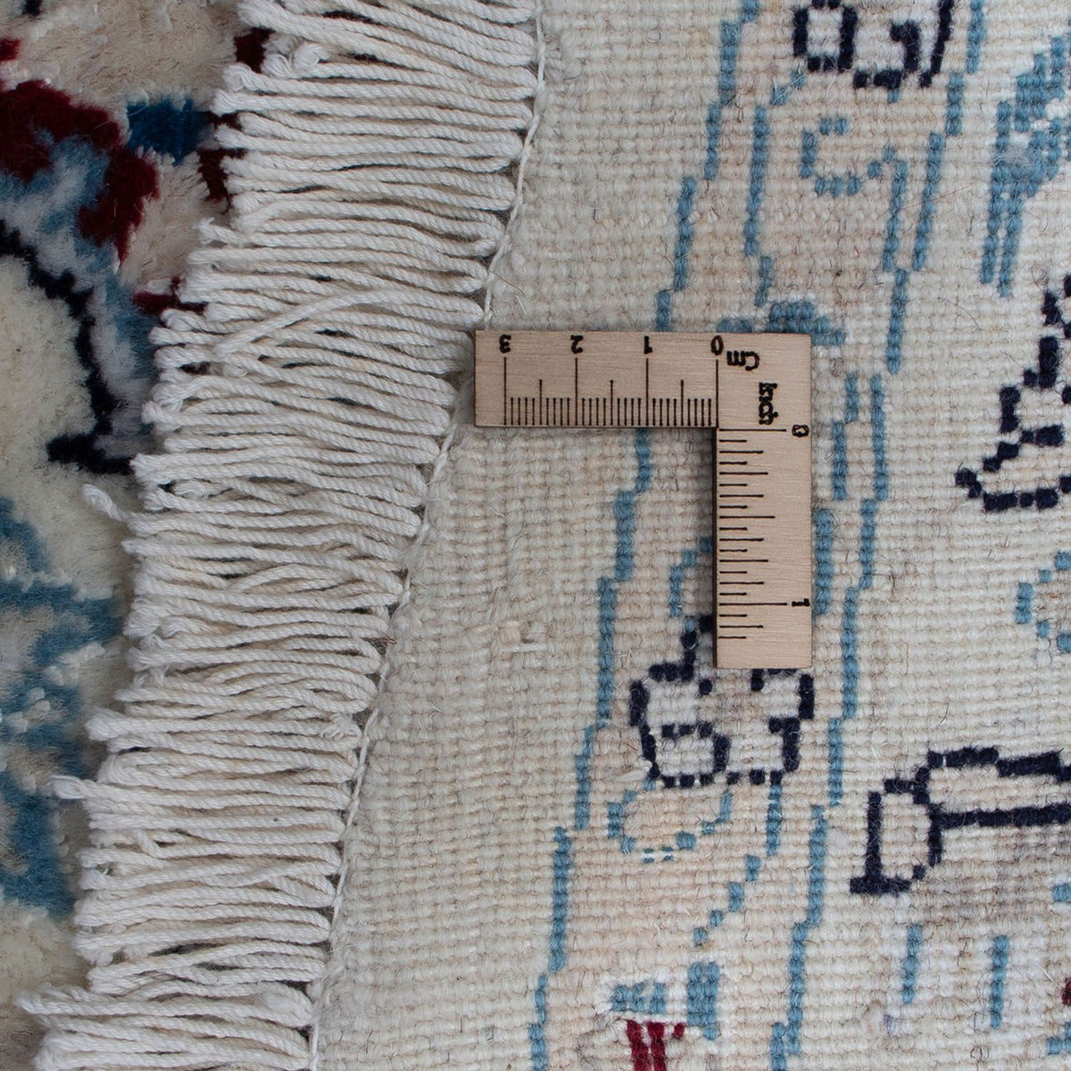 Perzisch tapijt - Nain rond  - 300 x 300 cm - donkerrood