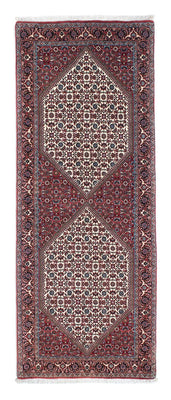 Loper Perzisch tapijt - Bijar - 214 x 83 cm - licht rood