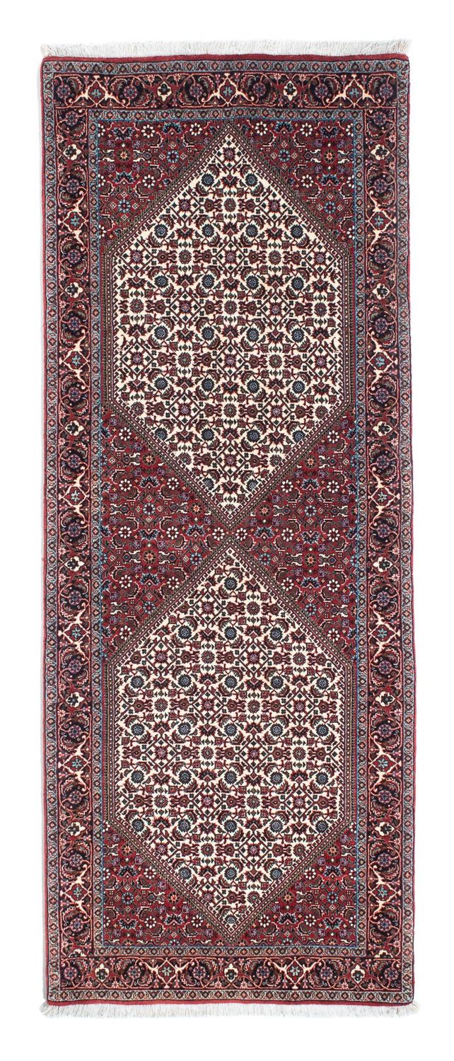 Loper Perzisch tapijt - Bijar - 214 x 83 cm - licht rood