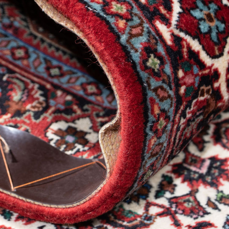 Loper Perzisch tapijt - Bijar - 214 x 83 cm - licht rood