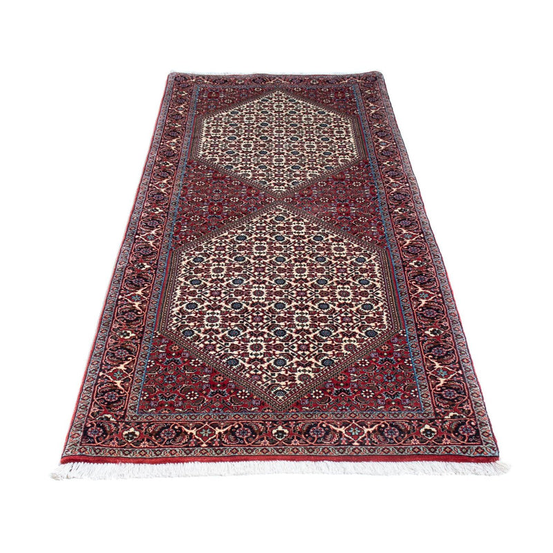 Loper Perzisch tapijt - Bijar - 214 x 83 cm - licht rood