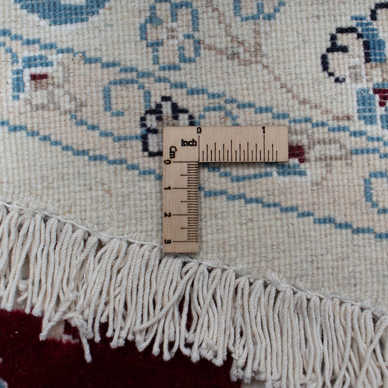 Perzisch tapijt - Nain rond  - 295 x 295 cm - donkerrood