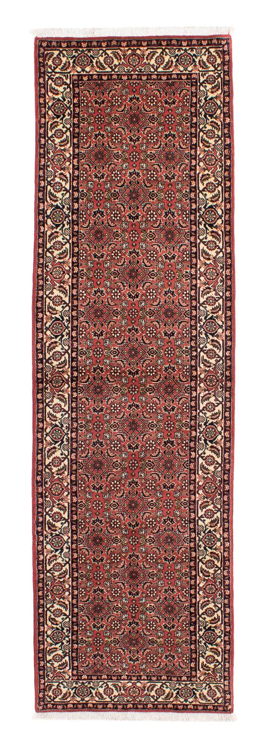 Loper Perzisch tapijt - Bijar - 295 x 83 cm - donkerrood