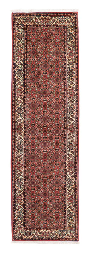 Loper Perzisch tapijt - Bijar - 295 x 83 cm - donkerrood