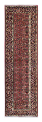 Loper Perzisch tapijt - Bijar - 298 x 85 cm - donkerrood