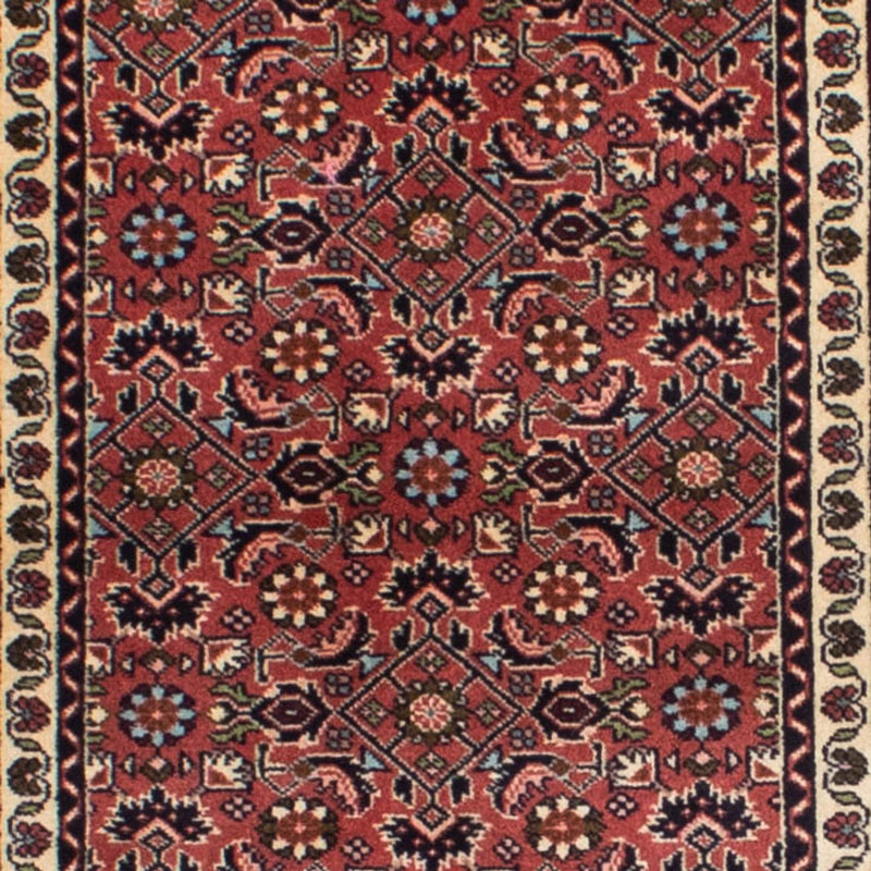 Loper Perzisch tapijt - Bijar - 298 x 85 cm - donkerrood