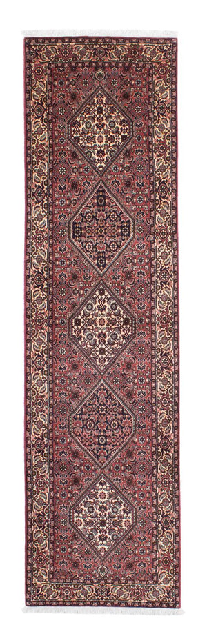 Loper Perzisch tapijt - Bijar - 310 x 83 cm - licht rood