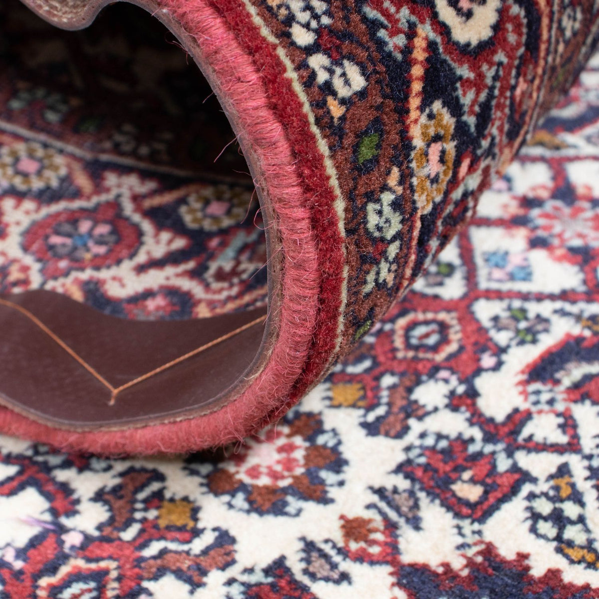 Loper Perzisch tapijt - Bijar - 291 x 80 cm - beige