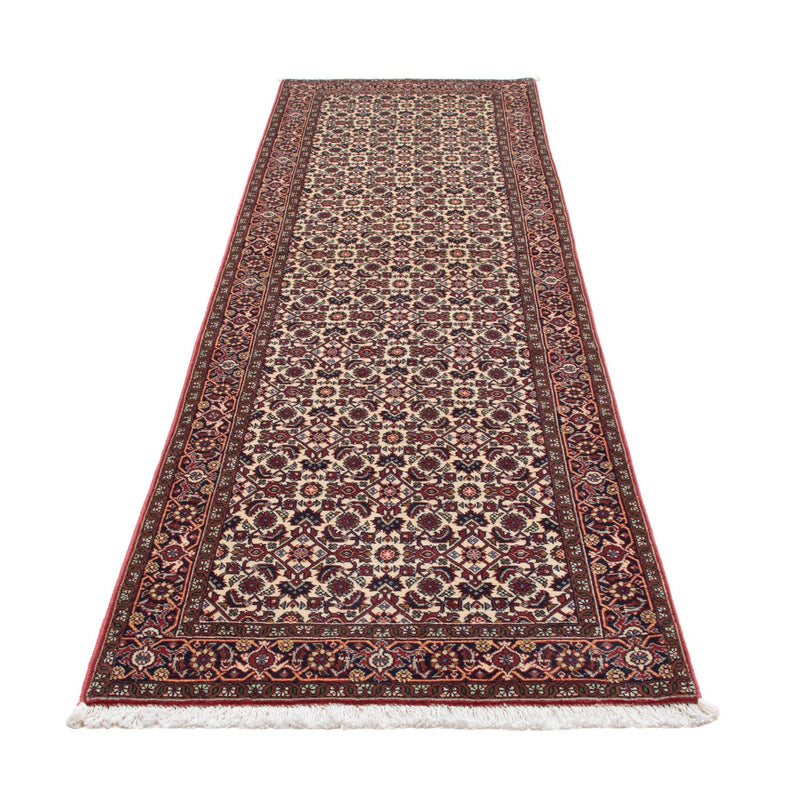 Loper Perzisch tapijt - Bijar - 291 x 80 cm - beige
