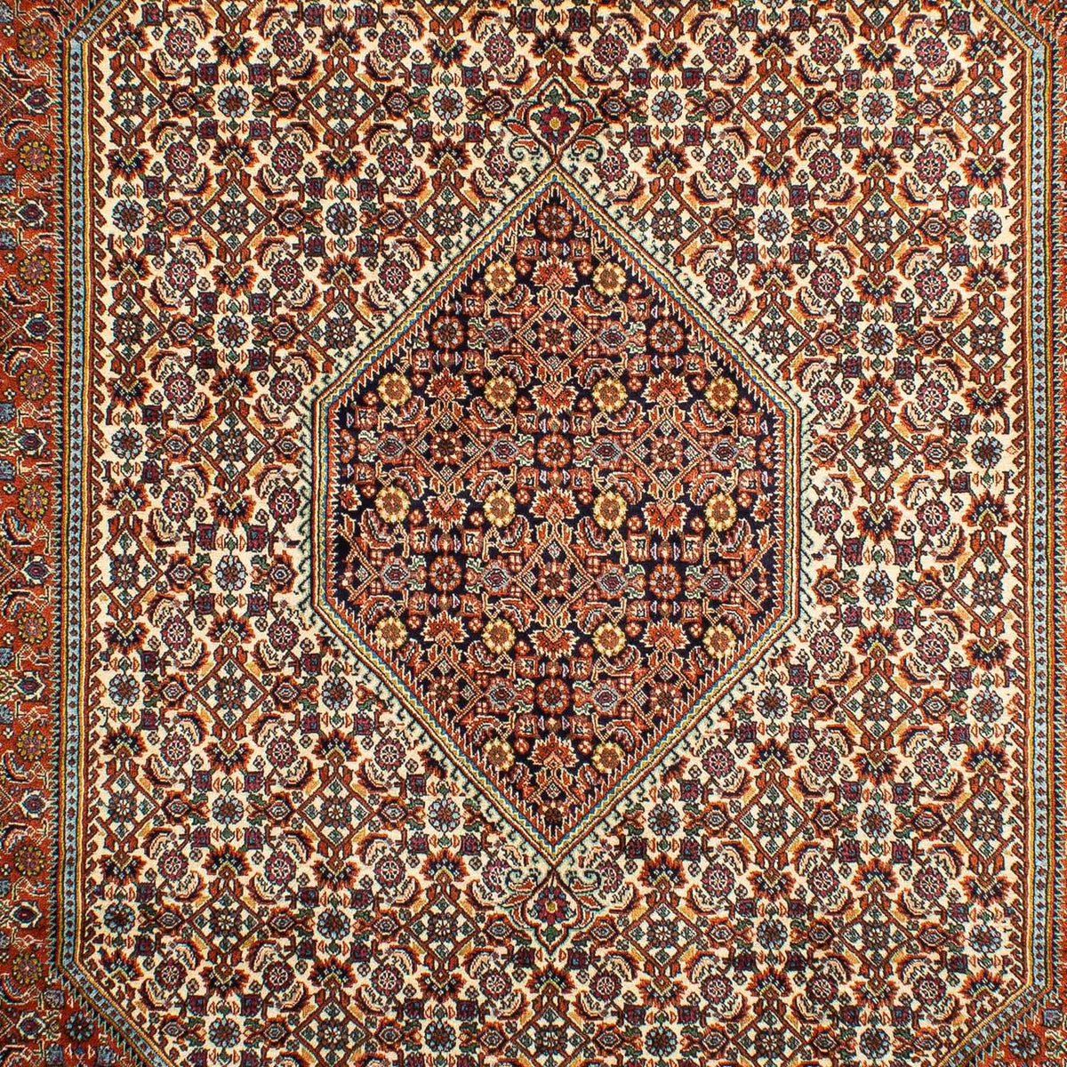 Perzisch tapijt - Bijar - 297 x 202 cm - roest
