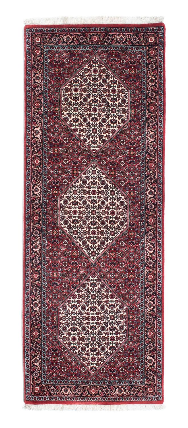 Loper Perzisch tapijt - Bijar - 210 x 75 cm - rood