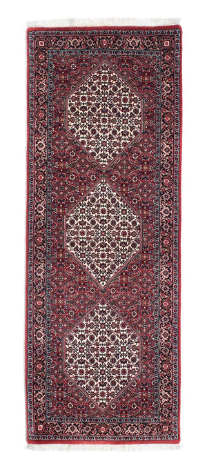Loper Perzisch tapijt - Bijar - 210 x 75 cm - rood