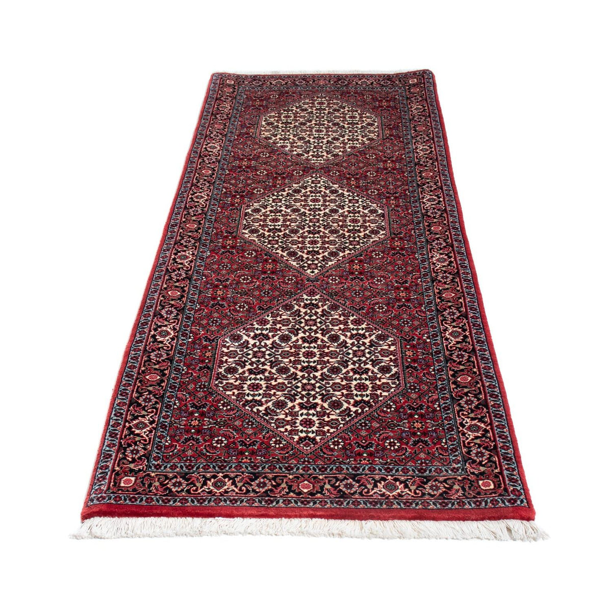 Loper Perzisch tapijt - Bijar - 210 x 75 cm - rood