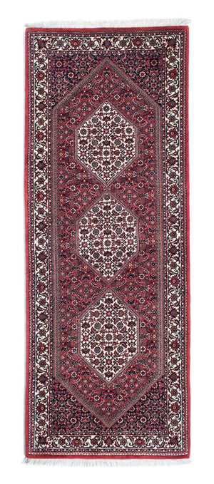 Loper Perzisch tapijt - Bijar - 208 x 74 cm - rood