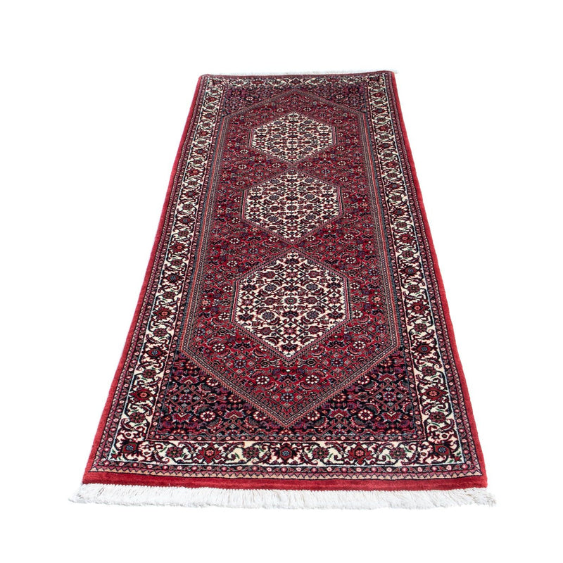 Loper Perzisch tapijt - Bijar - 208 x 74 cm - rood
