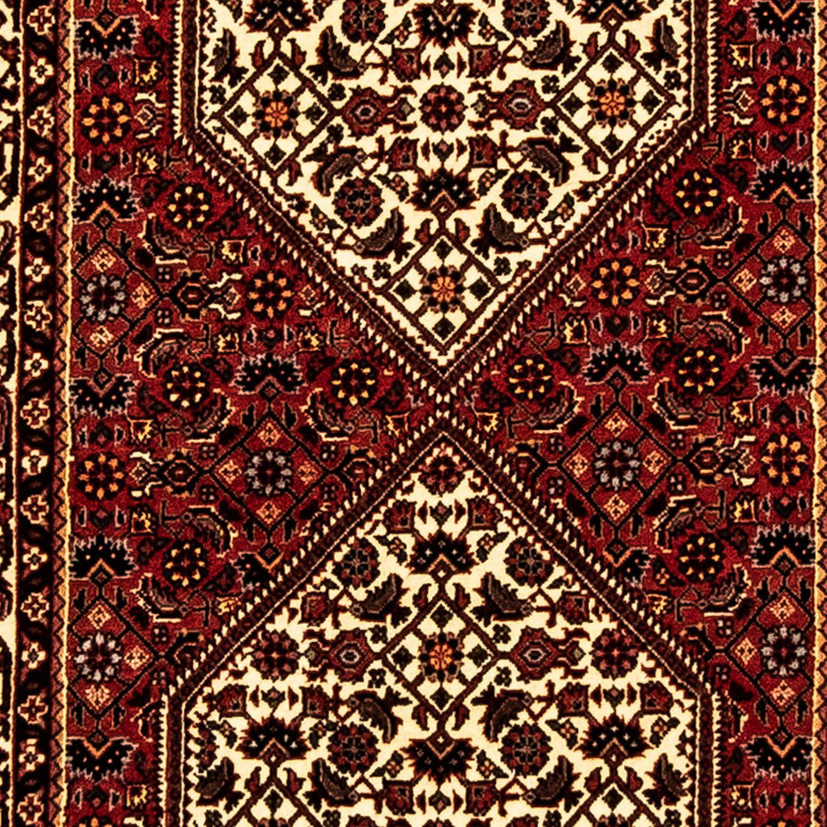 Loper Perzisch tapijt - Bijar - 247 x 73 cm - veelkleurig