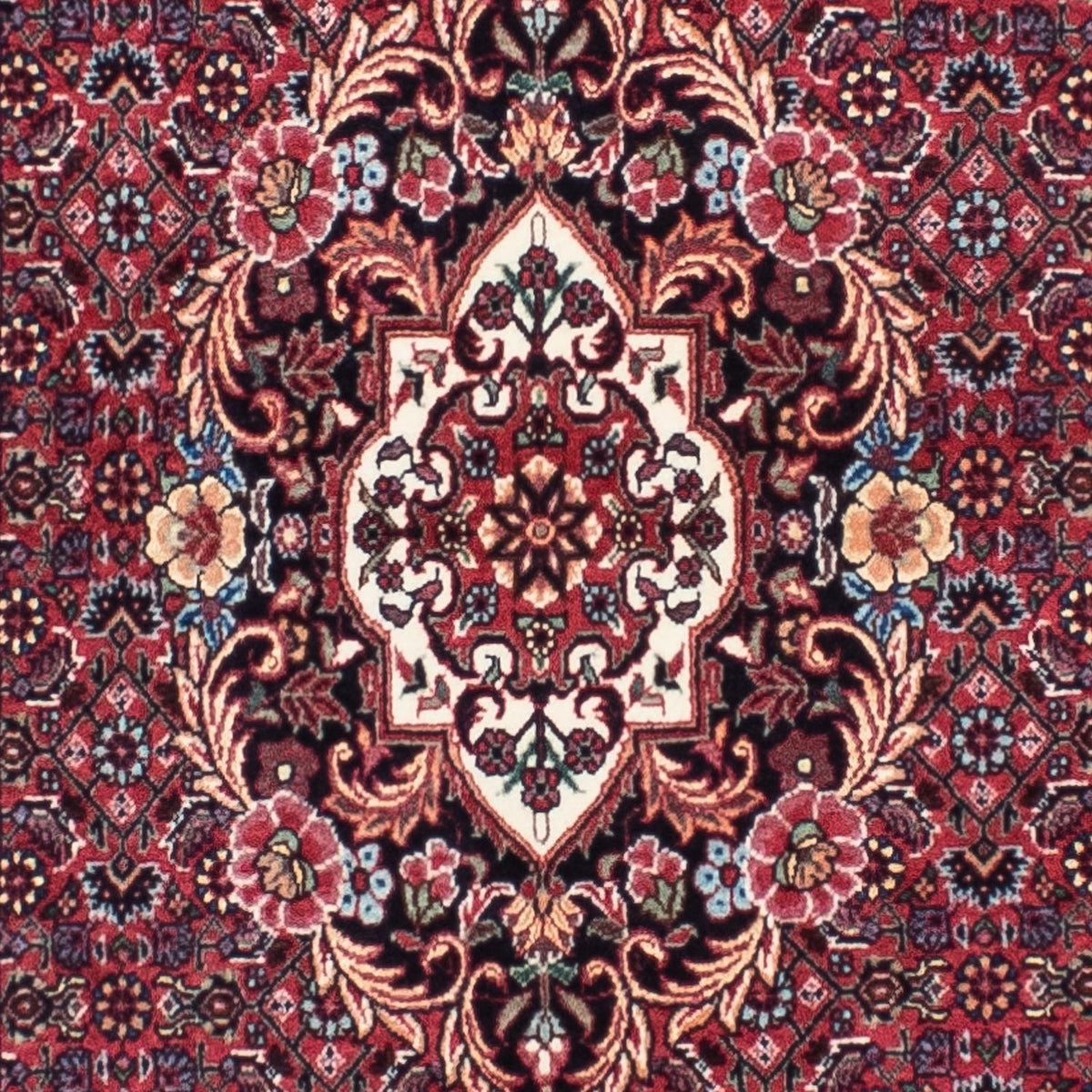 Loper Perzisch tapijt - Bijar - 313 x 82 cm - donkerrood
