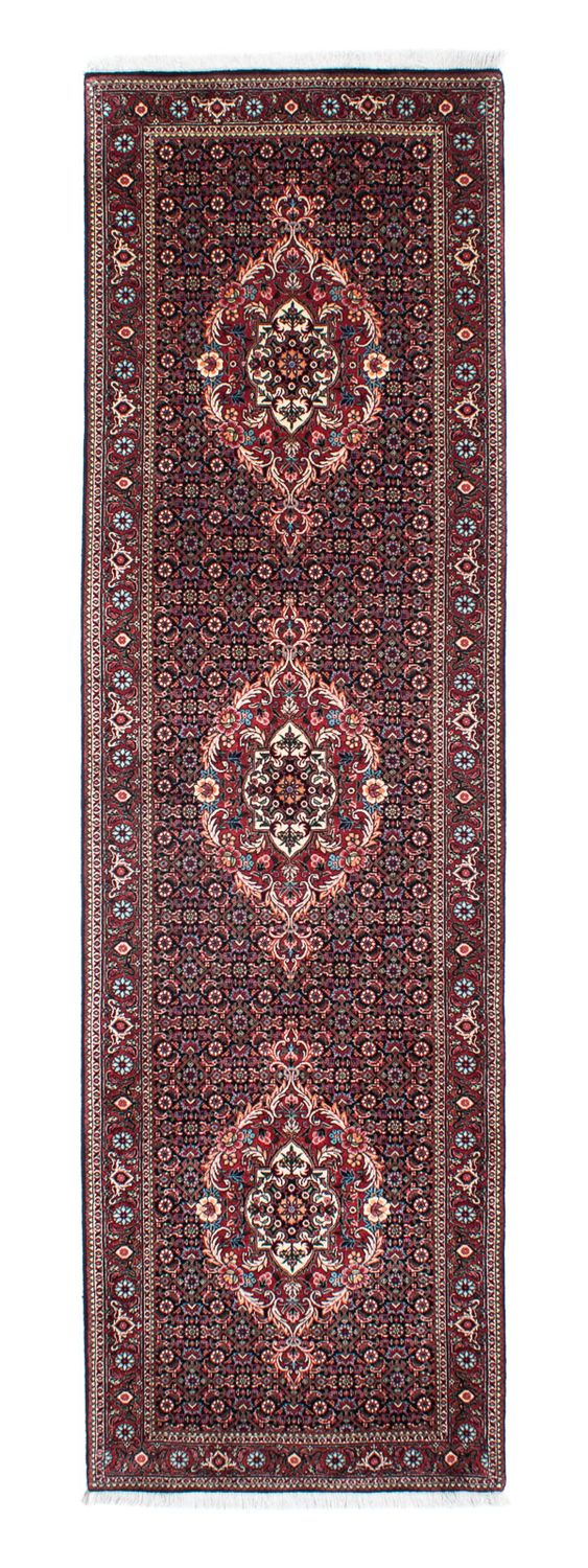 Loper Perzisch tapijt - Bijar - 298 x 82 cm - donkerblauw