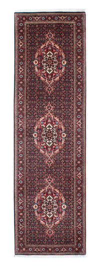 Loper Perzisch tapijt - Bijar - 298 x 82 cm - donkerblauw