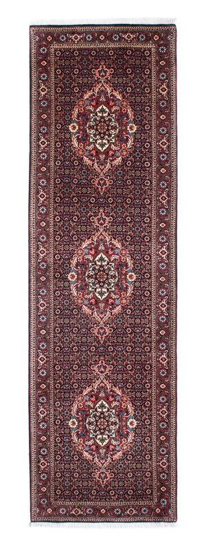 Loper Perzisch tapijt - Bijar - 298 x 82 cm - donkerblauw
