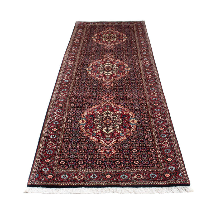 Loper Perzisch tapijt - Bijar - 298 x 82 cm - donkerblauw