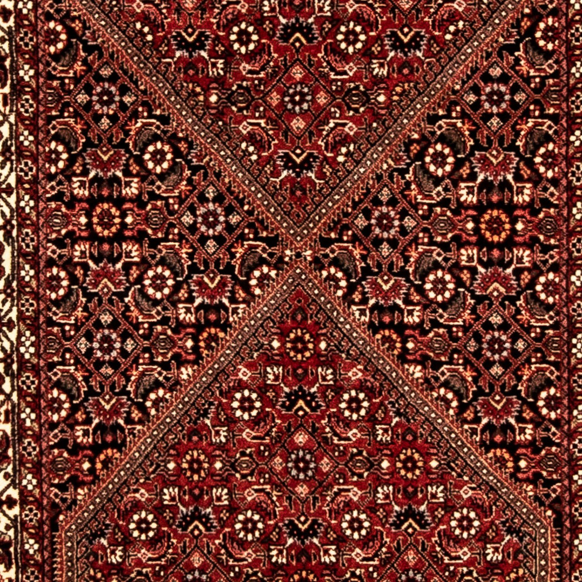Loper Perzisch tapijt - Bijar - 315 x 77 cm - veelkleurig
