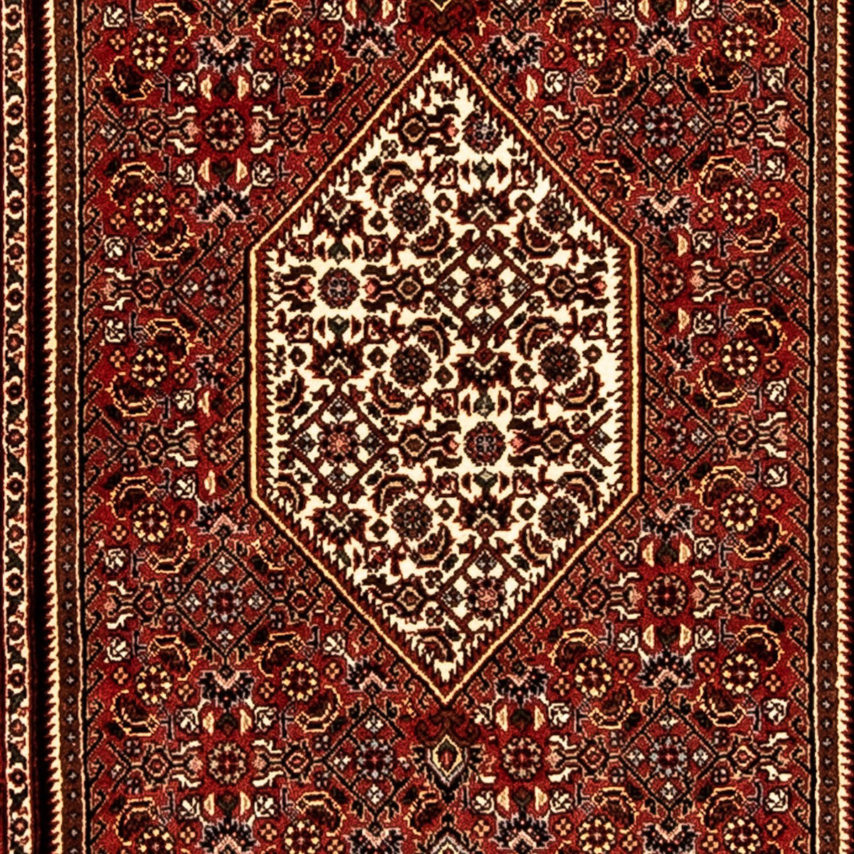Loper Perzisch tapijt - Bijar - 221 x 73 cm - veelkleurig