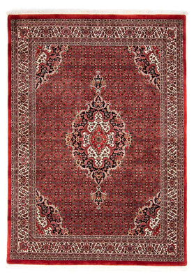 Perzisch tapijt - Bijar - 233 x 168 cm - donkerrood