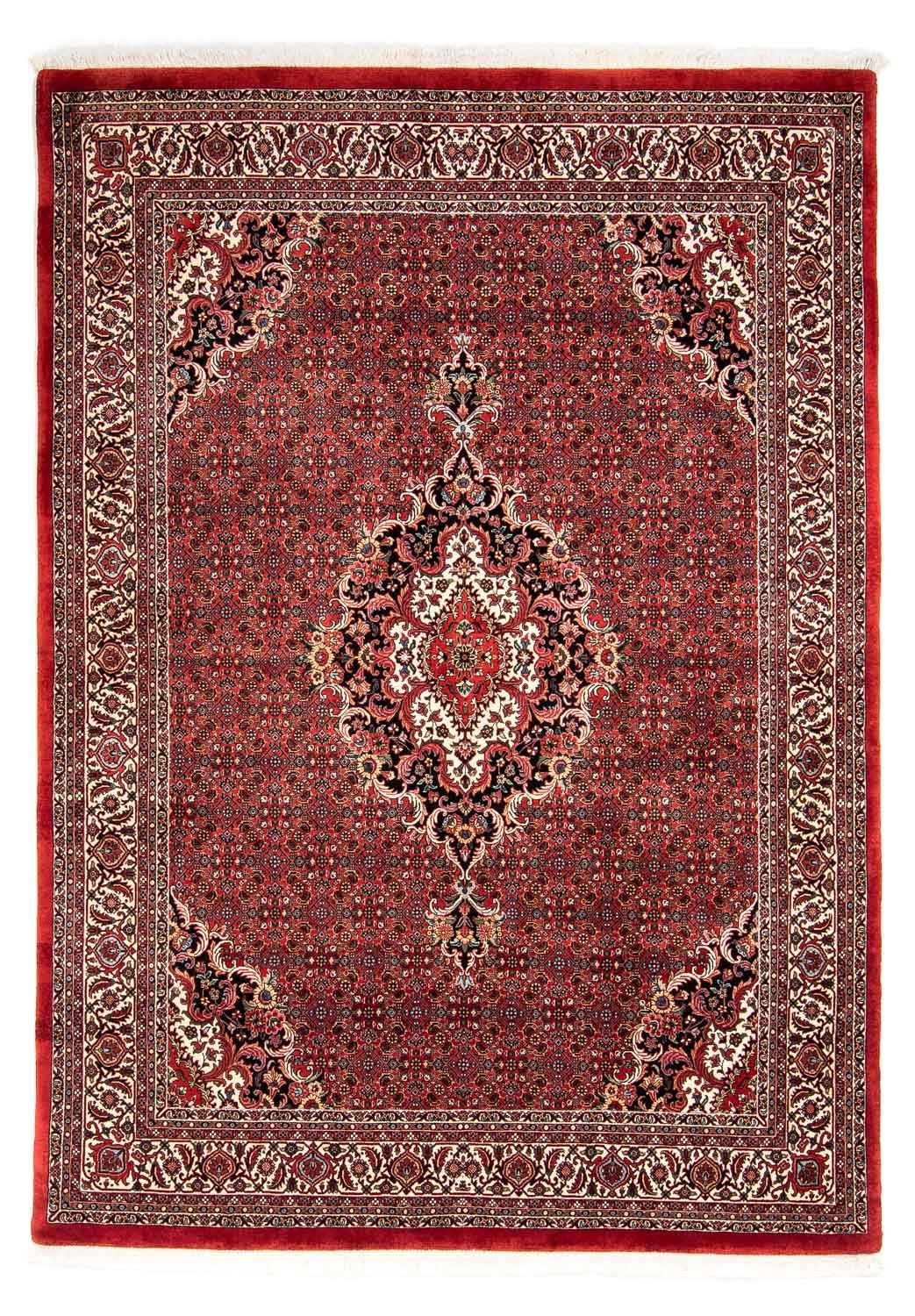 Perzisch tapijt - Bijar - 233 x 168 cm - donkerrood