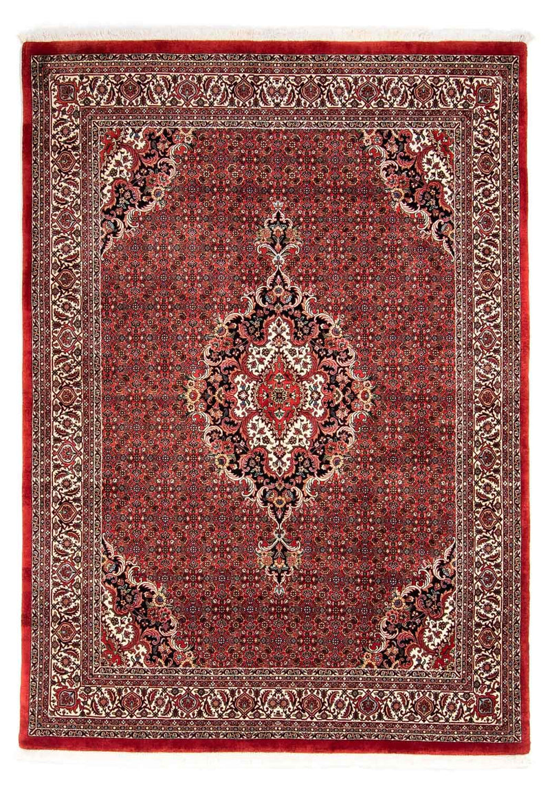 Perzisch tapijt - Bijar - 233 x 168 cm - donkerrood