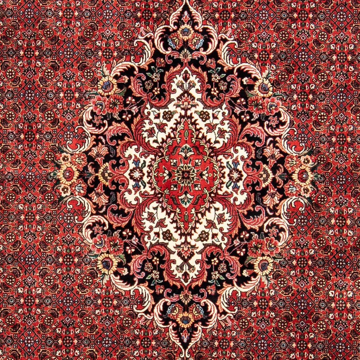 Perzisch tapijt - Bijar - 233 x 168 cm - donkerrood