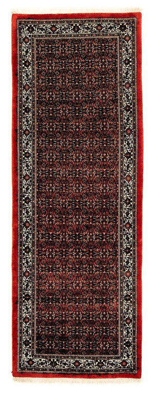 Loper Perzisch tapijt - Bijar - 293 x 100 cm - donkerrood