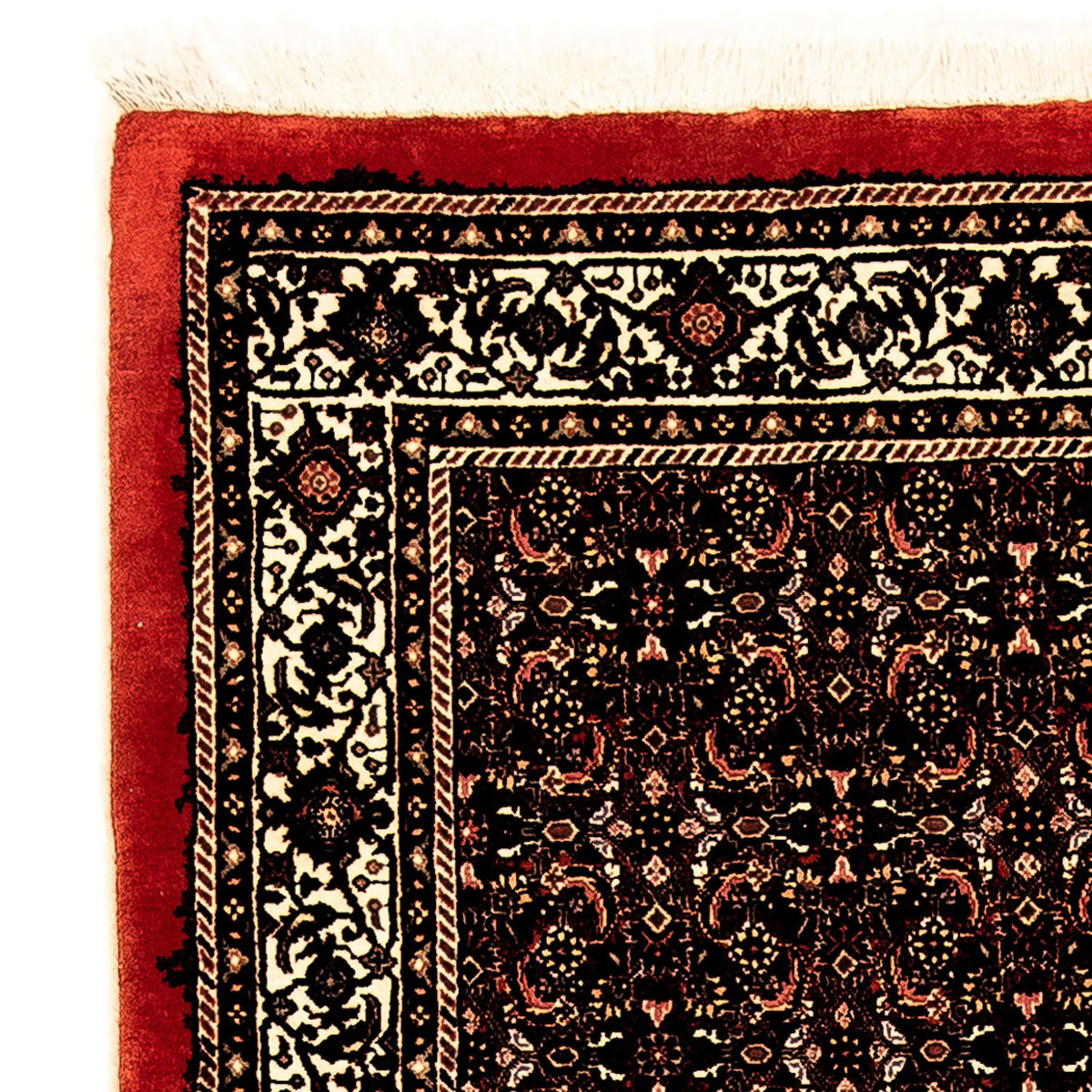 Loper Perzisch tapijt - Bijar - 293 x 100 cm - donkerrood