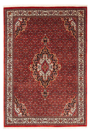 Perzisch tapijt - Bijar - 242 x 168 cm - donkerrood