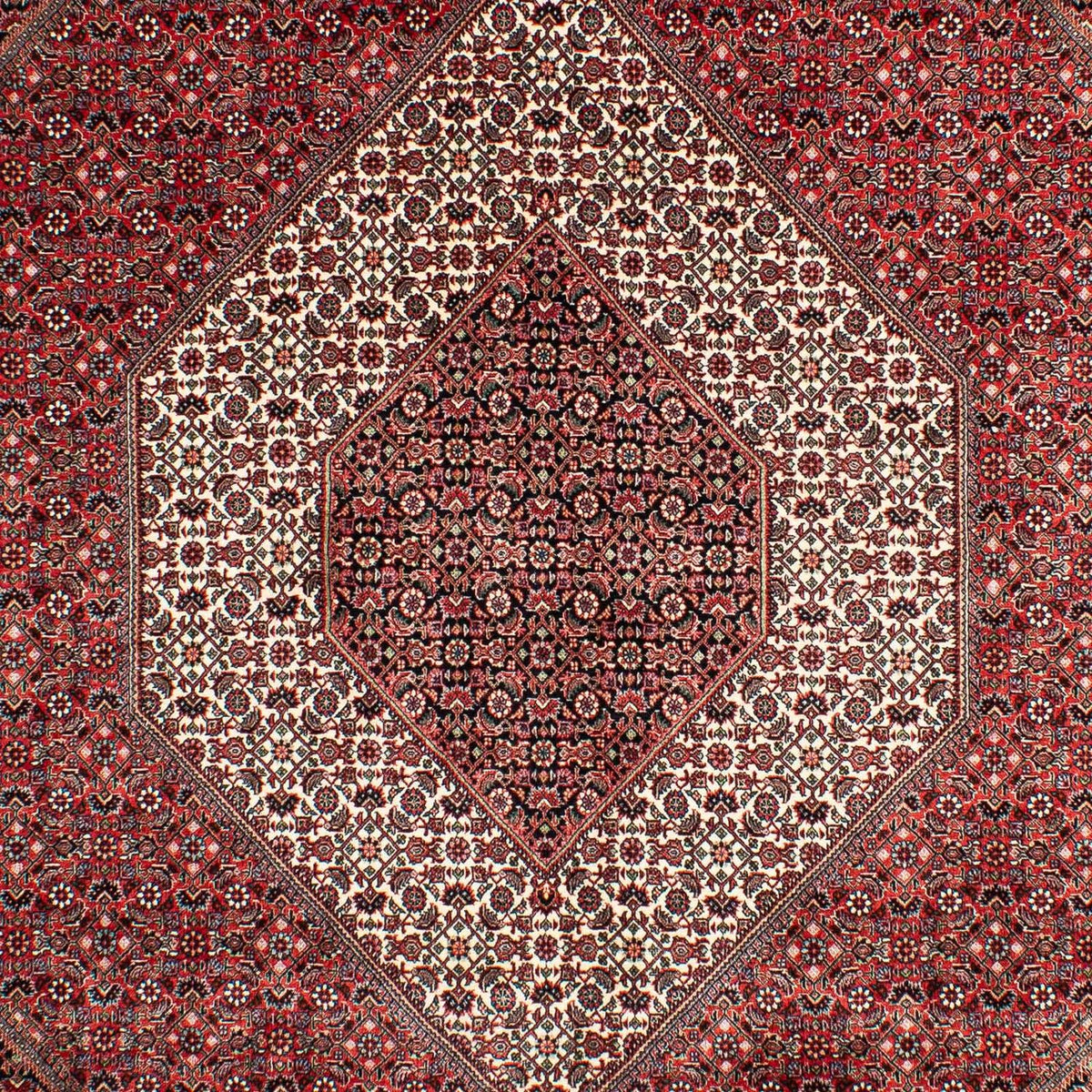 Perzisch tapijt - Bijar - 302 x 204 cm - licht rood
