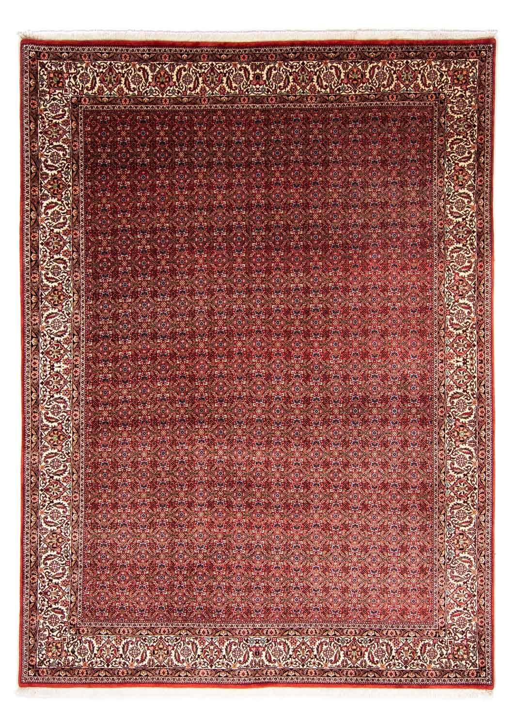 Perzisch tapijt - Bijar - 350 x 250 cm - donkerrood
