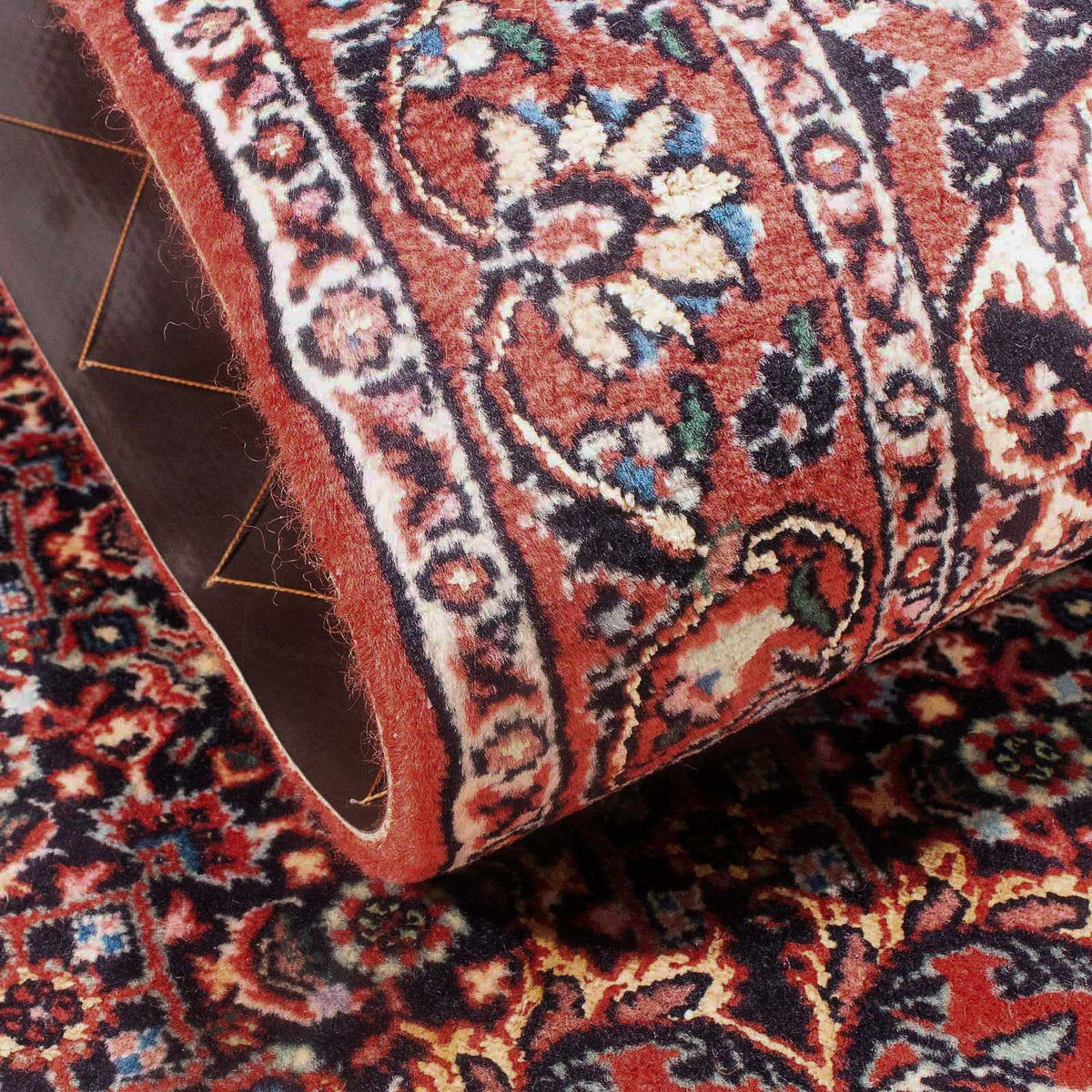 Perzisch tapijt - Bijar - 141 x 70 cm - licht rood