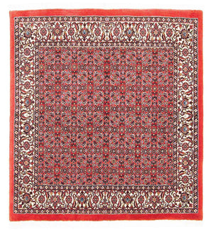 Perzisch tapijt - Bijar vierkant  - 104 x 98 cm - rood