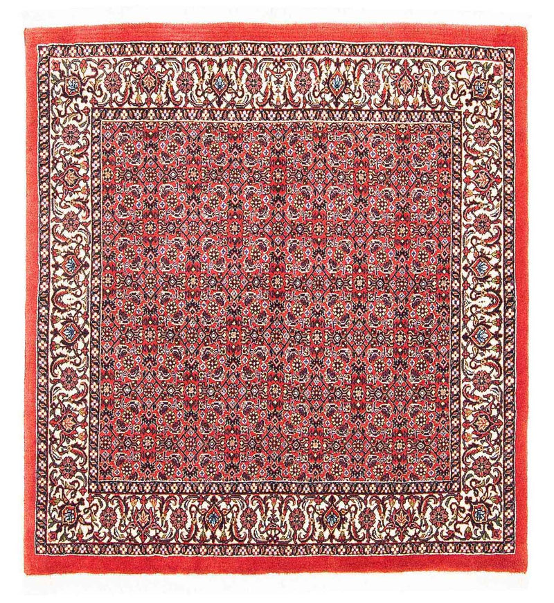 Perzisch tapijt - Bijar vierkant  - 104 x 98 cm - rood