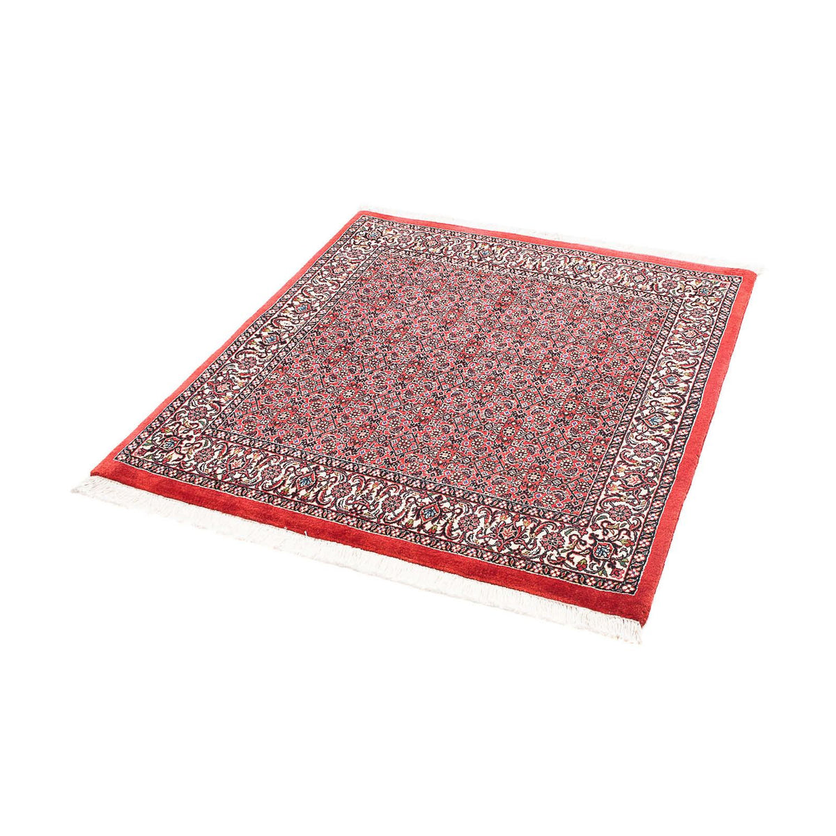 Perzisch tapijt - Bijar vierkant  - 104 x 98 cm - rood