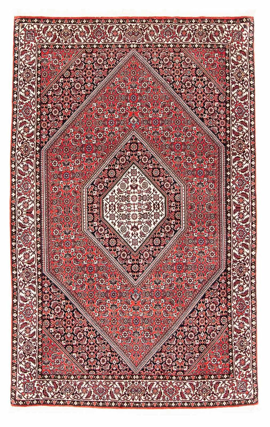 Perzisch tapijt - Bijar - 174 x 110 cm - licht rood