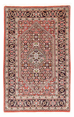 Perzisch tapijt - Bijar - 136 x 83 cm - rood