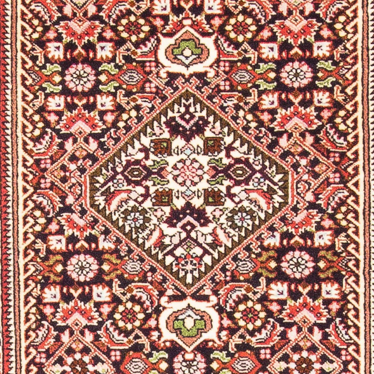 Perzisch tapijt - Bijar - 136 x 83 cm - rood