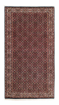 Loper Perzisch tapijt - Bijar - 195 x 100 cm - donkerblauw