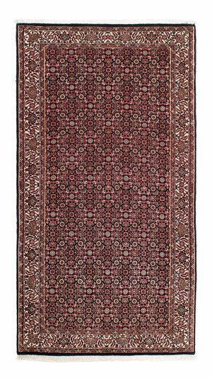 Loper Perzisch tapijt - Bijar - 195 x 100 cm - donkerblauw