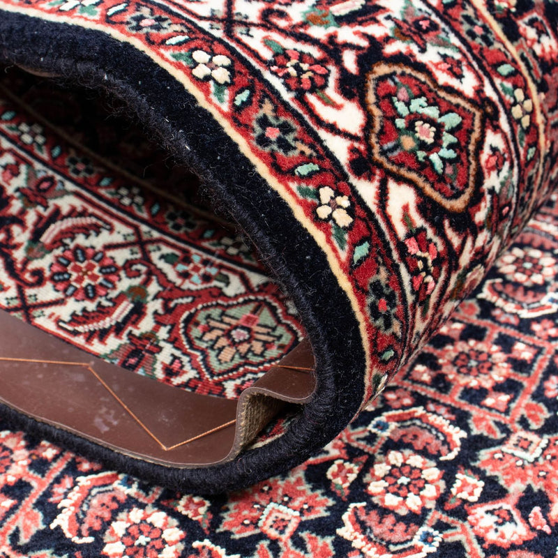 Loper Perzisch tapijt - Bijar - 195 x 100 cm - donkerblauw