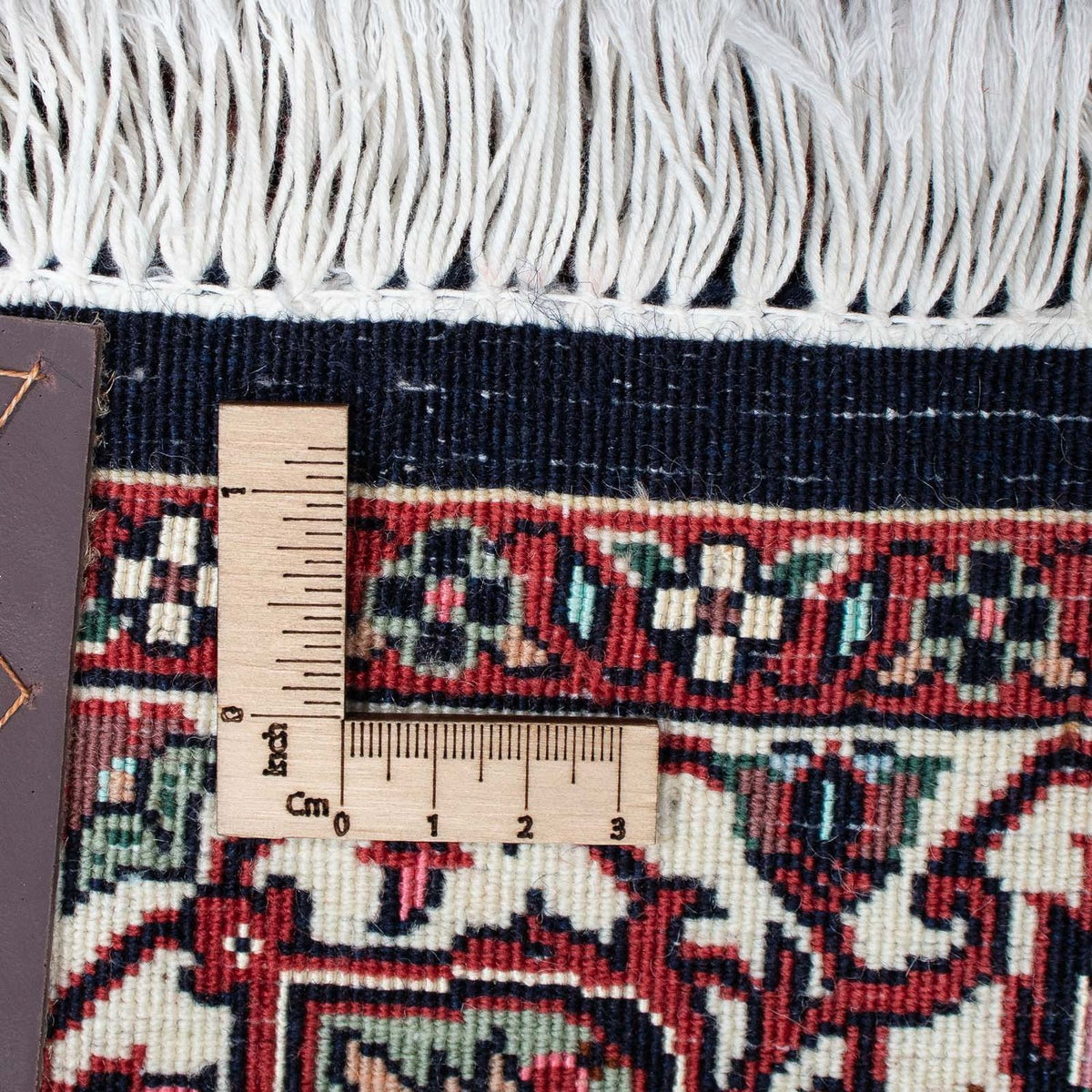 Loper Perzisch tapijt - Bijar - 195 x 100 cm - donkerblauw